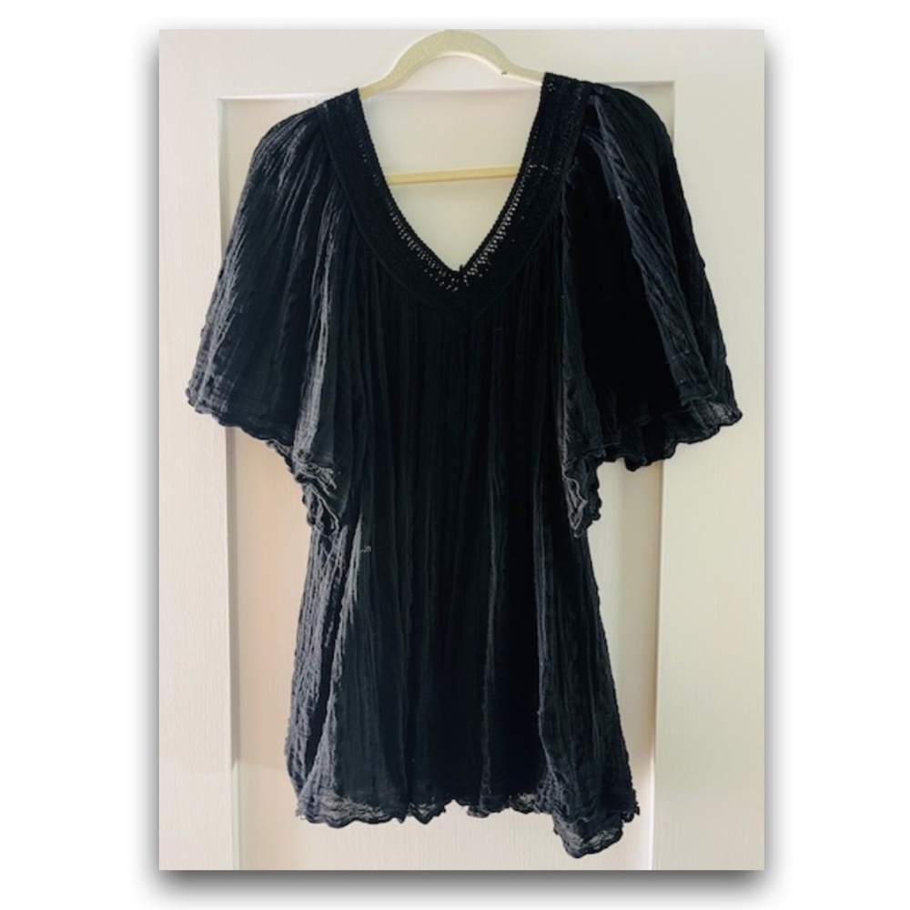 Beslika Black Cover-up • One Size